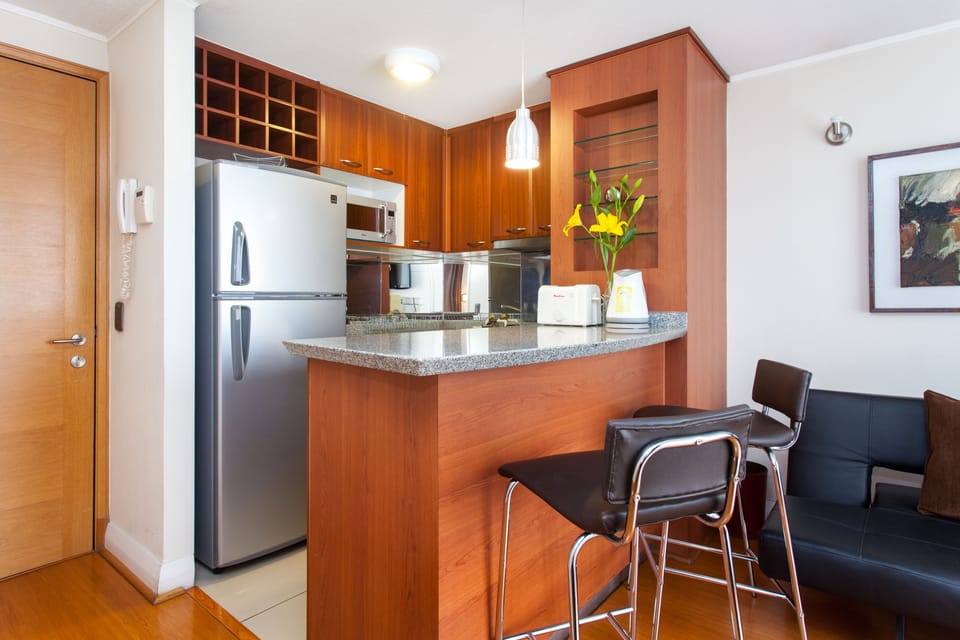 Superior Apartment | Private kitchen | Fridge, microwave, coffee/tea maker, electric kettle
