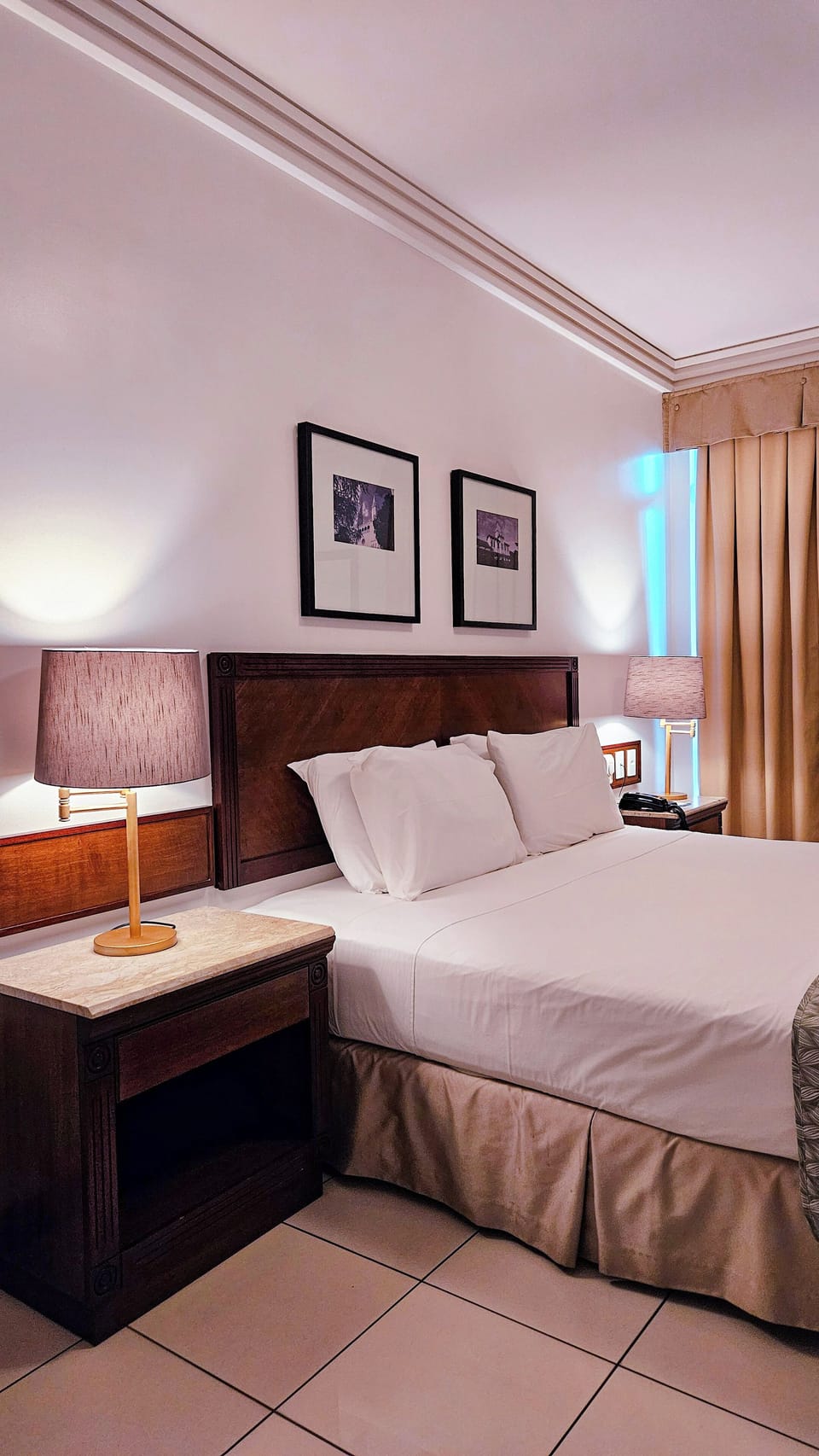 Down comforters, minibar, desk, free WiFi