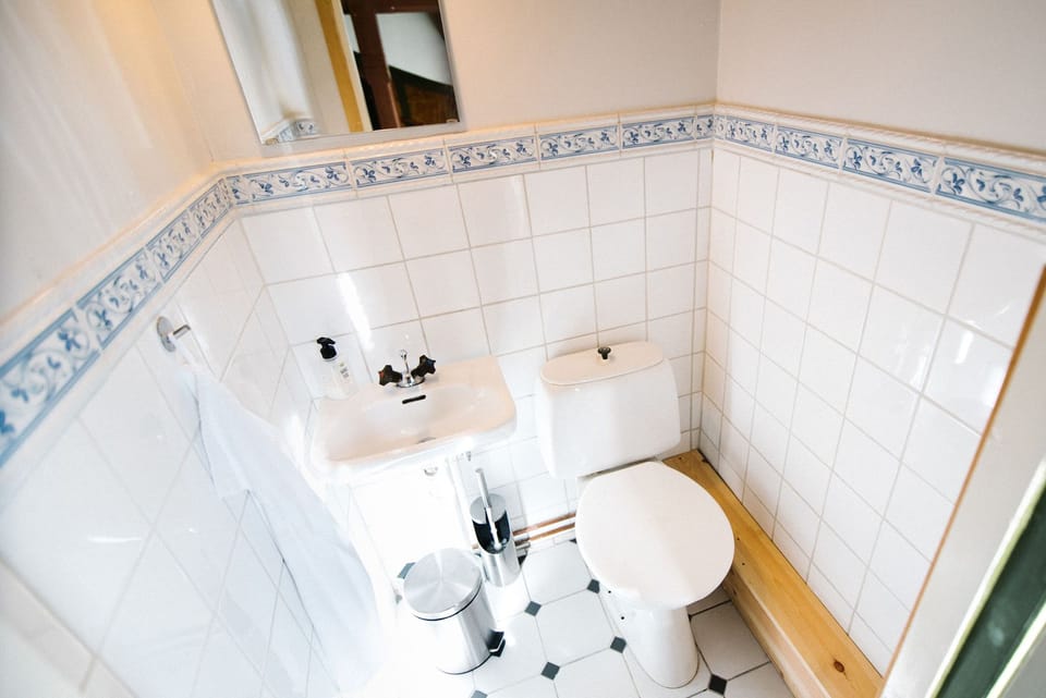 Shower, hair dryer (on request), towels
