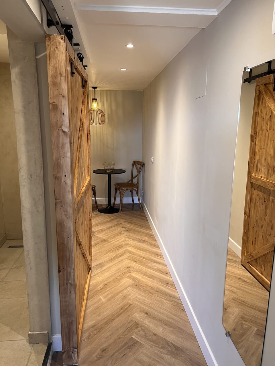 Studio, 1 Double Bed, Hill View | Living area | Flat-screen TV