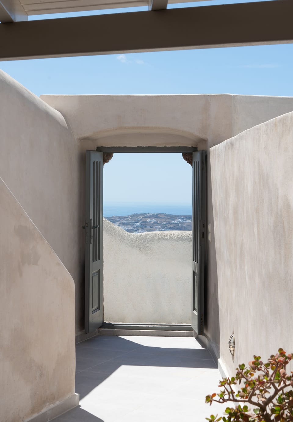 Interior entrance