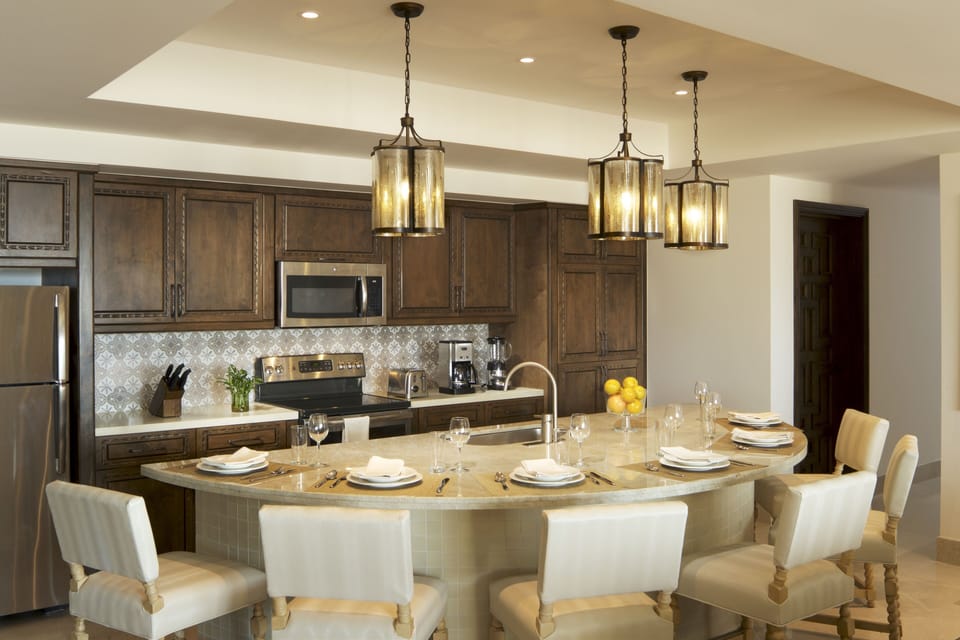 Penthouse, 2 Bedrooms | Private kitchen | Fridge, microwave, stovetop, dishwasher