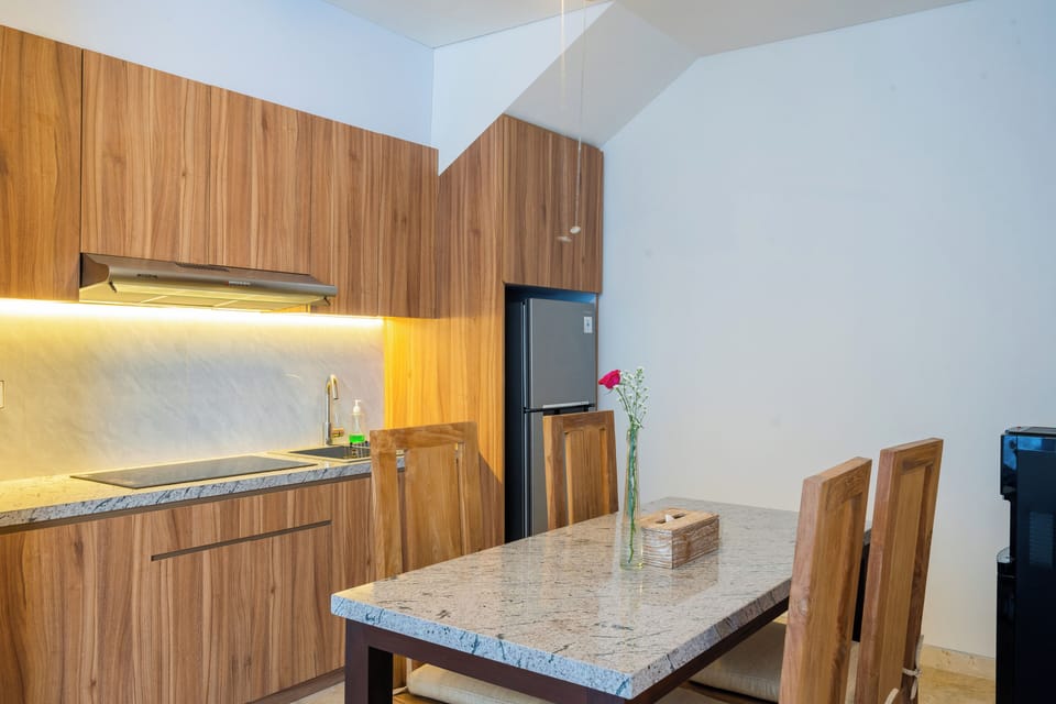 Villa, 2 Bedrooms | Private kitchen | Fridge