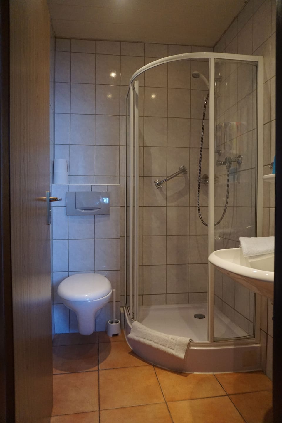 Shower, towels