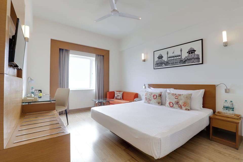 In-room safe, desk, blackout drapes, iron/ironing board
