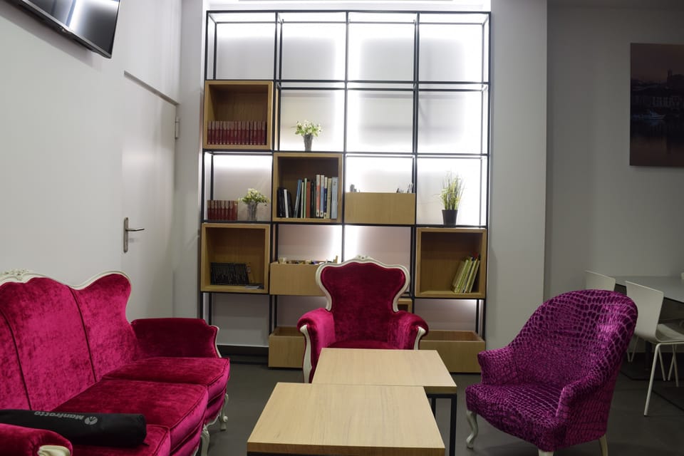 Lobby sitting area
