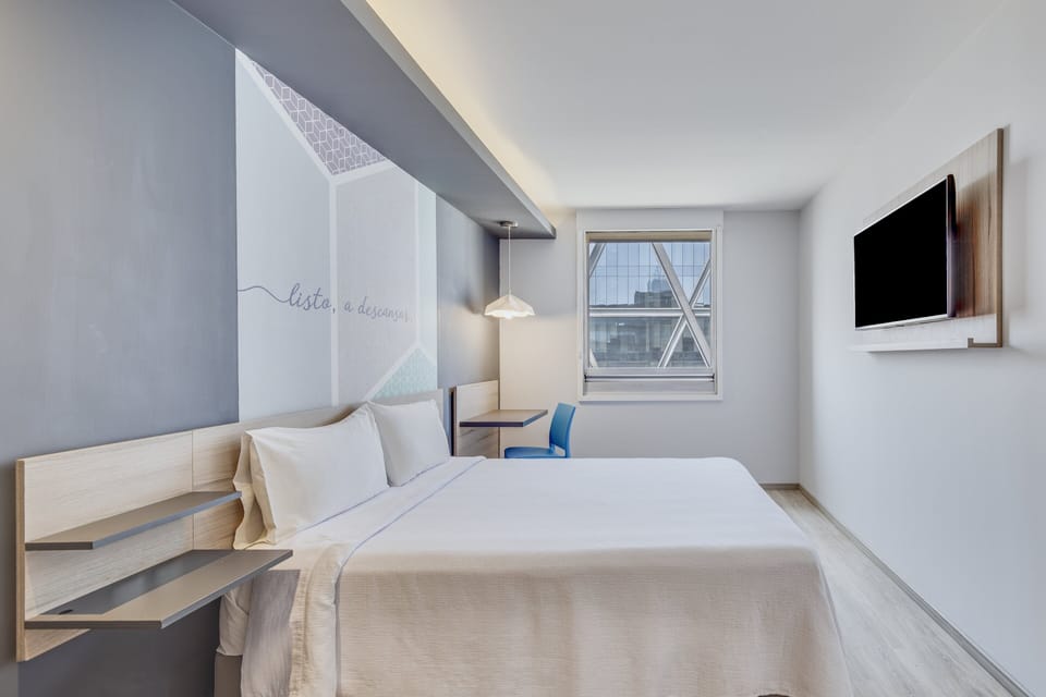 Desk, blackout drapes, iron/ironing board, free WiFi
