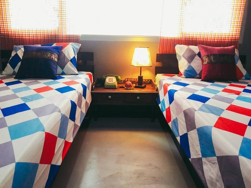 Standard Twin Room with Shared Bathroom | In-room safe, free WiFi
