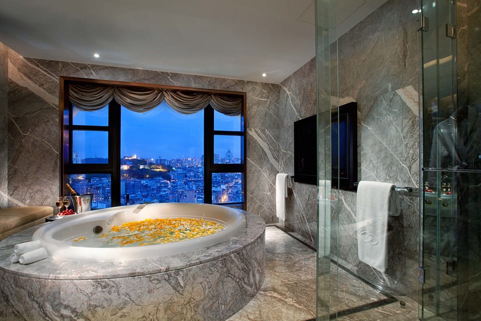 Mansion at Sofitel, 1 Bedroom with Privilege Benefits | Bathroom | Separate tub and shower, designer toiletries, hair dryer, bathrobes