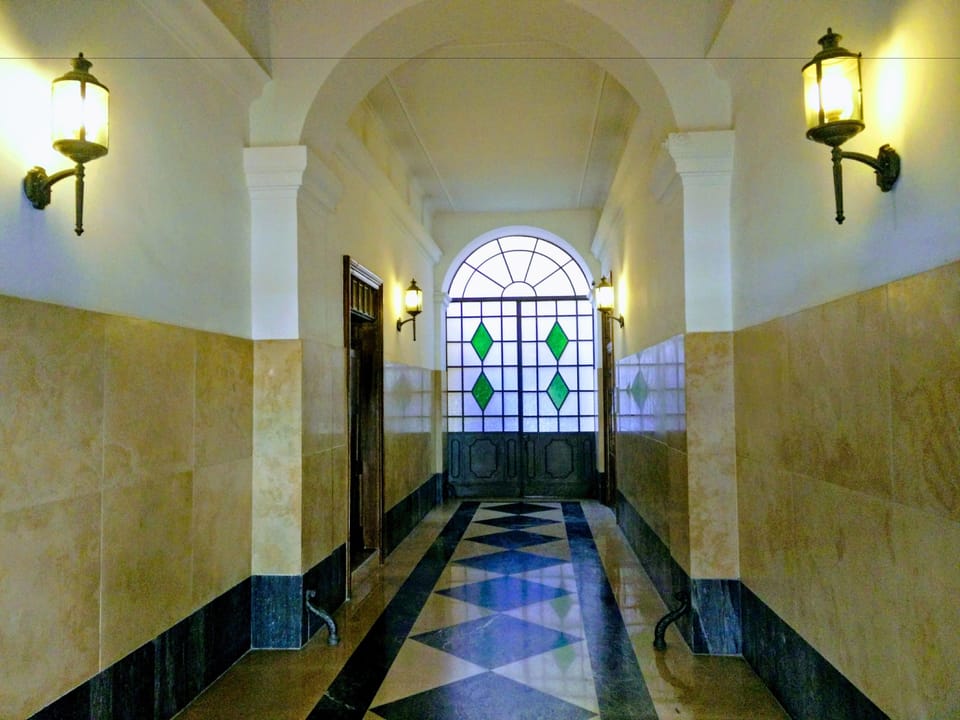 Interior entrance