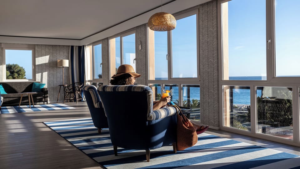Lobby sitting area