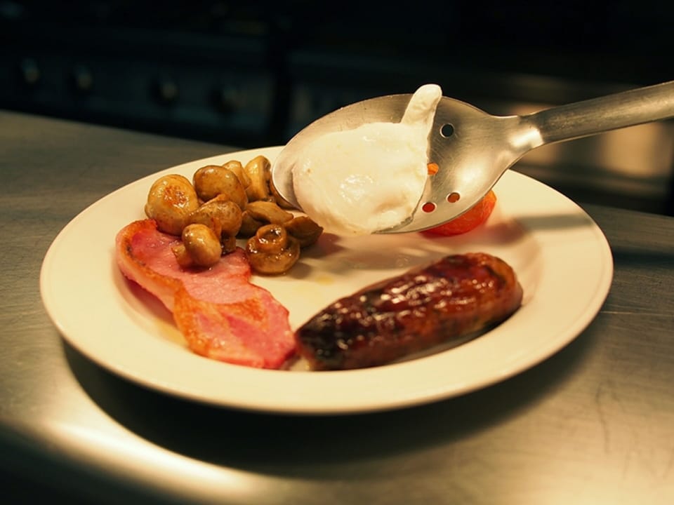 Free daily self-serve breakfast