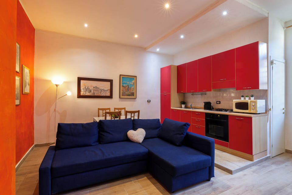 Apartment, 1 Bedroom | Living area | Flat-screen TV