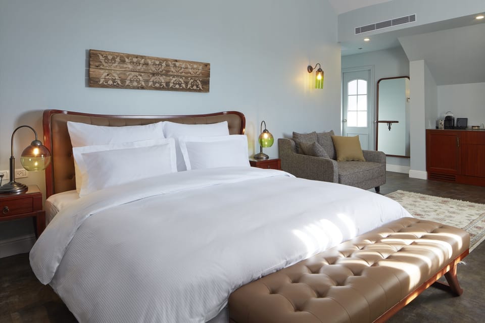 Grand Deluxe Room with King Bed | Egyptian cotton sheets, premium bedding, down comforters, in-room safe