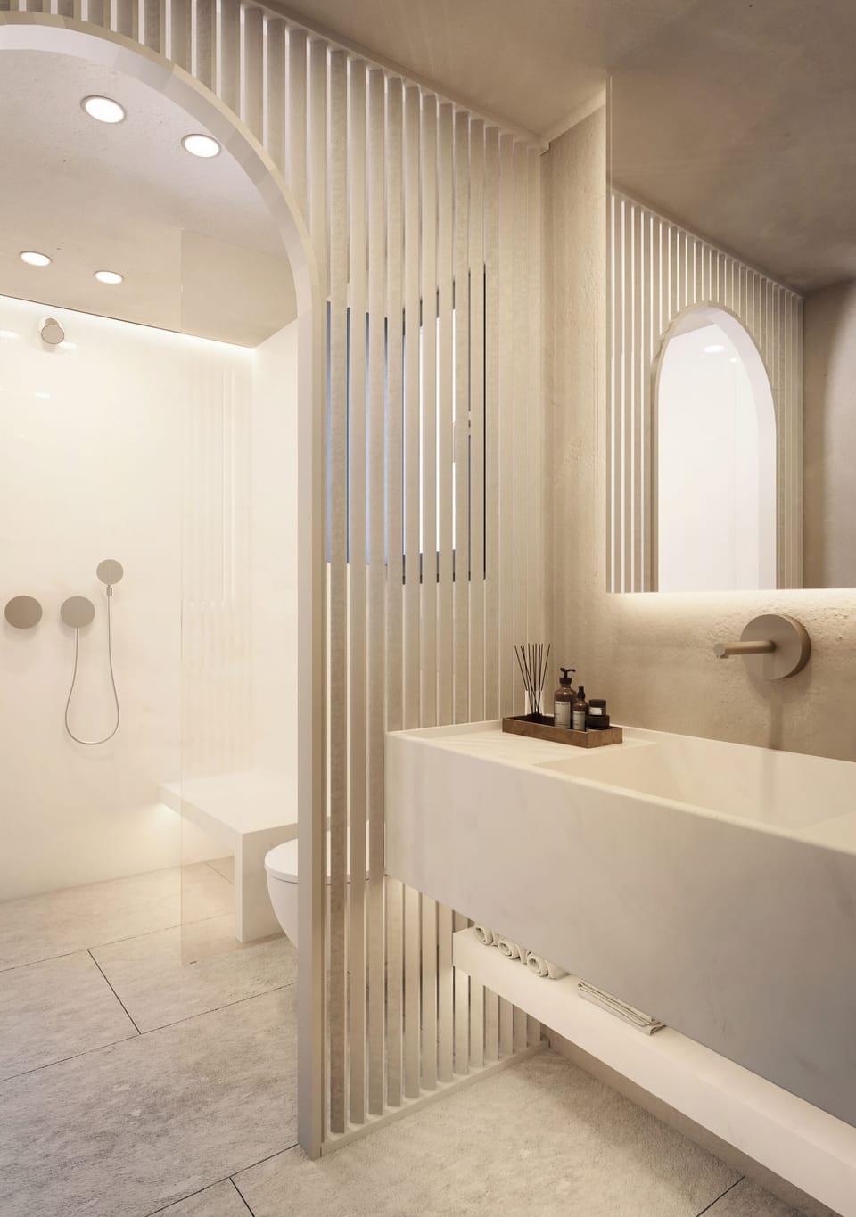 Superior Suite | Bathroom | Shower, designer toiletries, hair dryer, slippers
