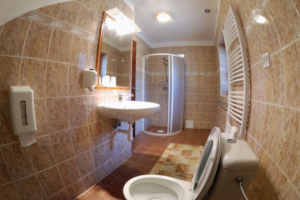 Standard Twin Room | Bathroom | Shower, free toiletries, hair dryer, towels