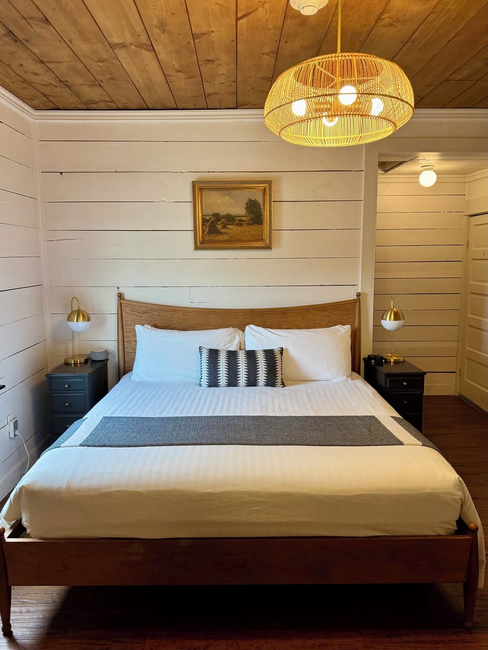 Premium bedding, down comforters, pillowtop beds, iron/ironing board