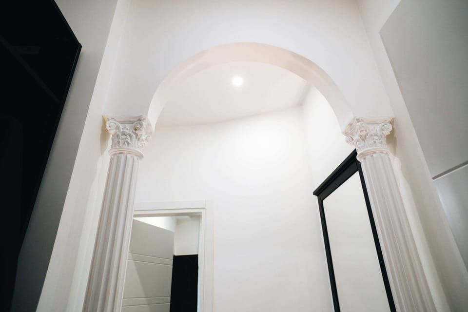 Doppia Matrimoniale con Idromassaggio | Bathroom | Combined shower/tub, rainfall showerhead, free toiletries, hair dryer