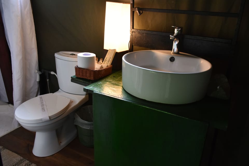 Tent on All Inclusive | Bathroom | Shower, free toiletries, towels