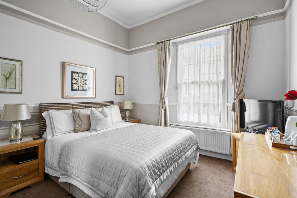 Superior Double Room | Premium bedding, minibar, blackout drapes, iron/ironing board