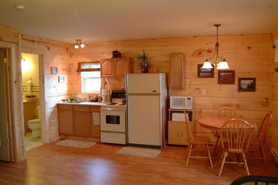 Cottage, 1 Bedroom, Ocean View | Private kitchen | Fridge, microwave, coffee/tea maker, toaster