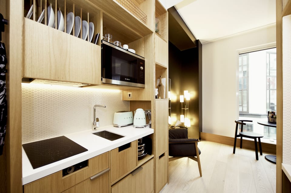 Wilde Large Superior Studio | Private kitchen | Mini-fridge, espresso maker, coffee/tea maker, electric kettle