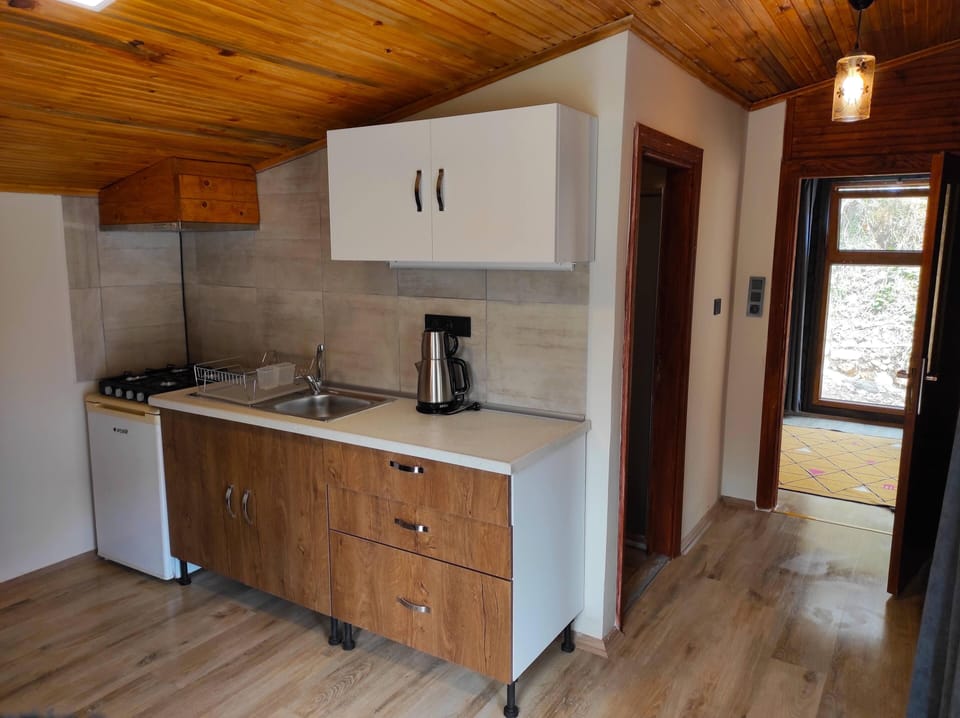 Romantic Chalet | Private kitchenette | Cleaning supplies