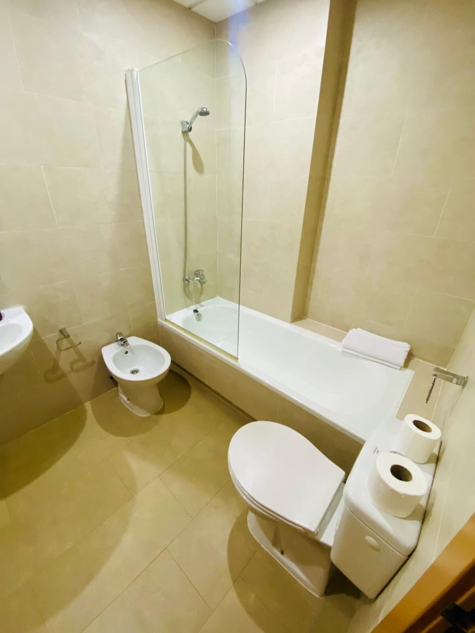 Double Room | Bathroom | Eco-friendly toiletries, hair dryer, towels, soap