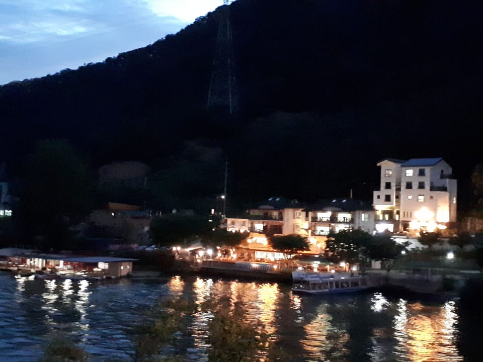 Front of property - evening/night