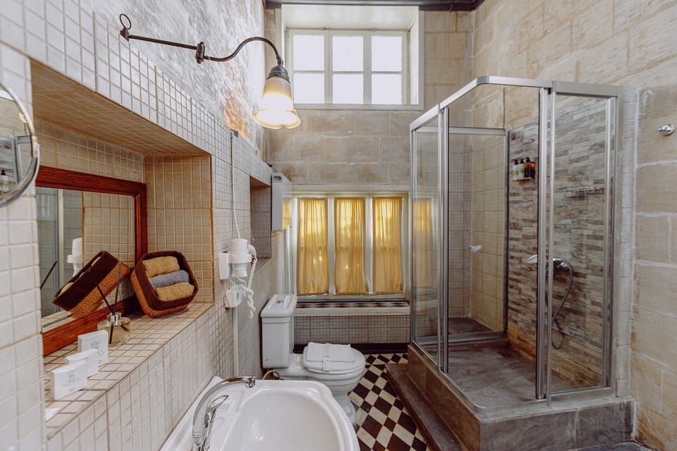 Deluxe Room | Bathroom | Shower, free toiletries, hair dryer, slippers