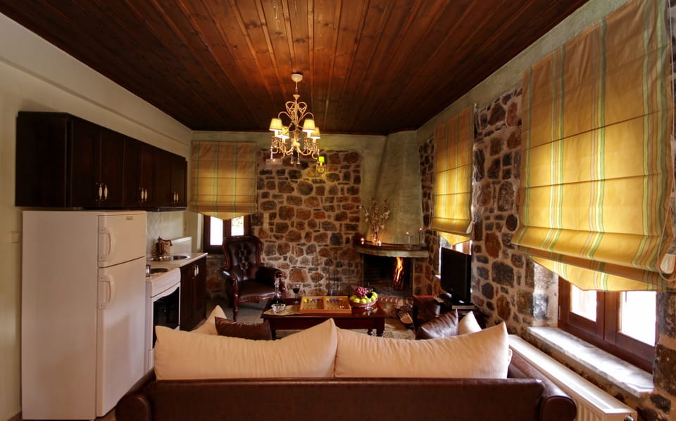 Executive Villa | Living area | Flat-screen TV, DVD player