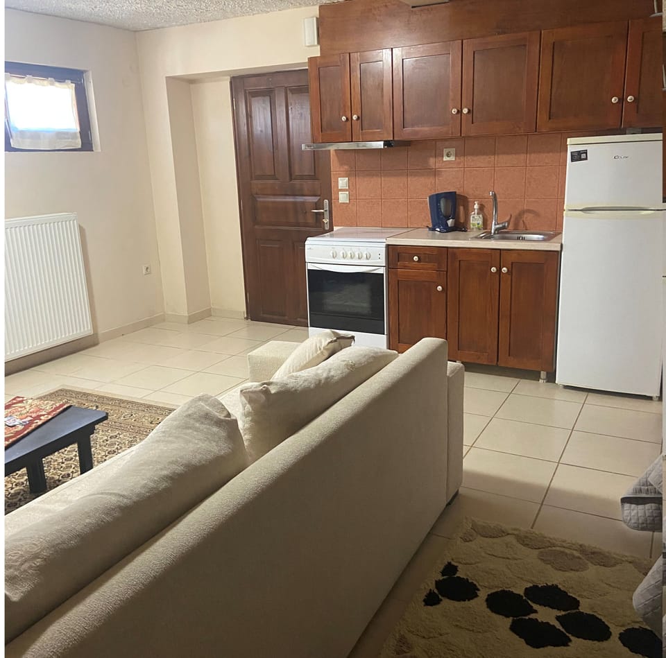 Apartment (Semi-basement) | Private kitchen | Fridge, stovetop, coffee/tea maker, electric kettle