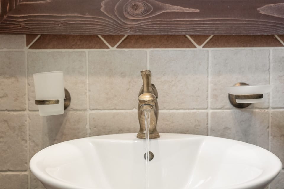 Superior Triple Room, Garden View | Bathroom | Free toiletries, hair dryer, towels