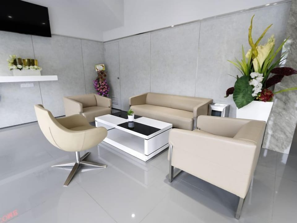 Lobby sitting area