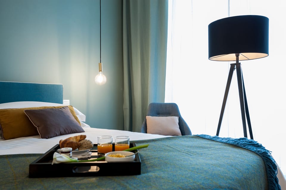 Standard Double or Twin Room, Courtyard View | Frette Italian sheets, premium bedding, down comforters