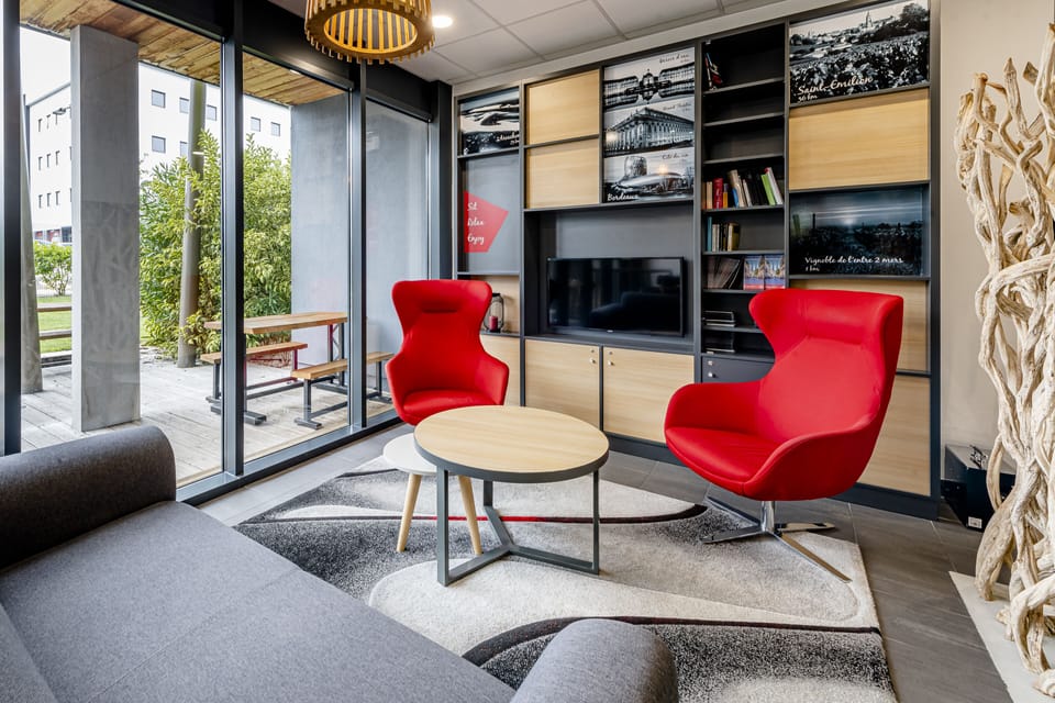 Lobby sitting area