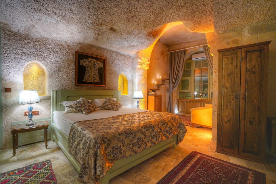 Sultan Cave Suite | Egyptian cotton sheets, premium bedding, individually decorated