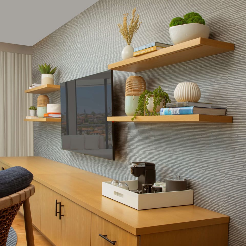 Room, 1 Bedroom, Accessible (Mobility & Hearing, Roll-in Shower) | In-room safe, desk, laptop workspace, soundproofing