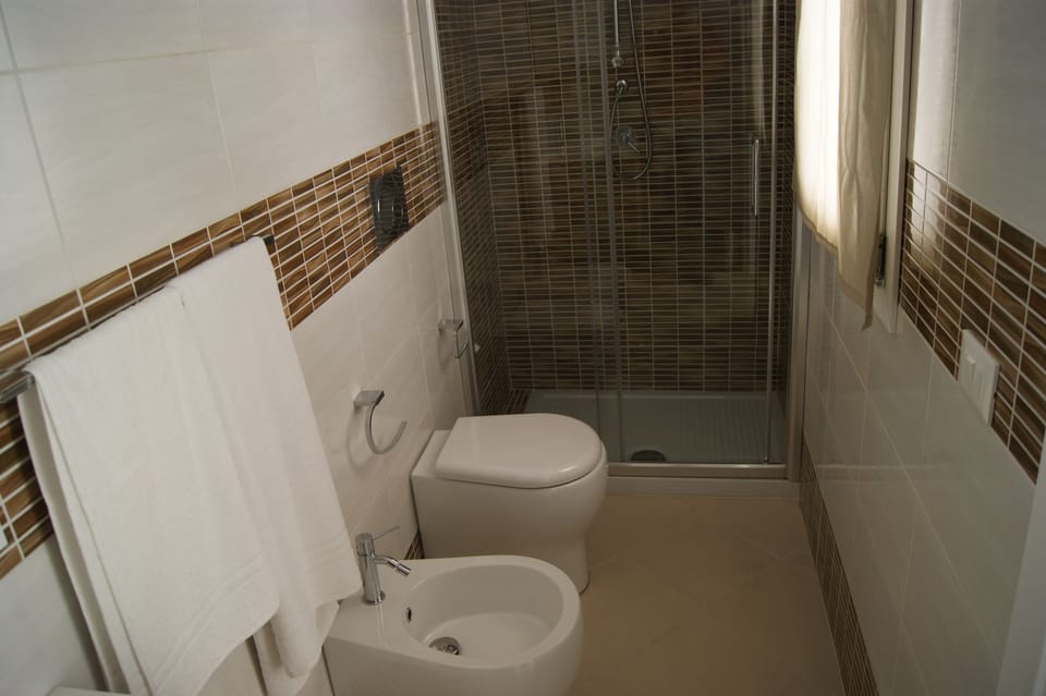 Deluxe Double or Twin Room, Ground Floor | Bathroom | Shower, free toiletries, hair dryer, bidet