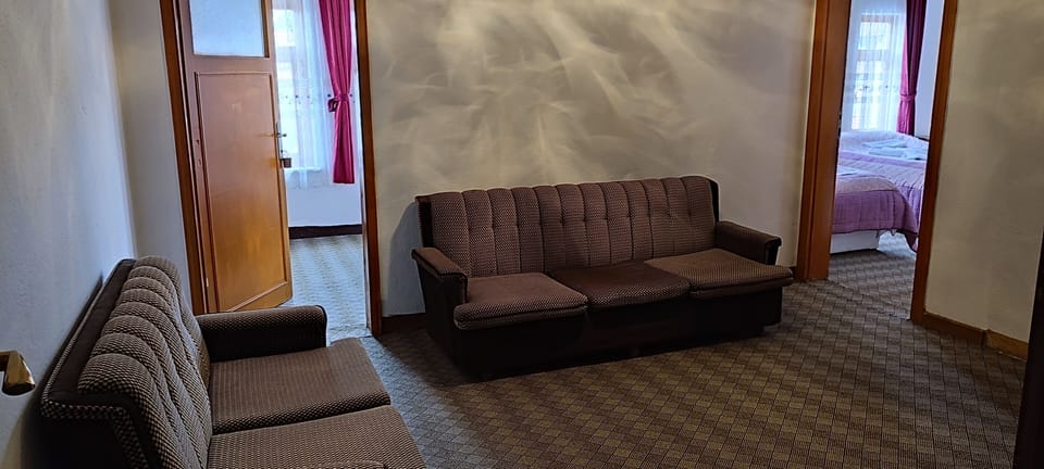 HOTEL-Family Room (2 Rooms,1 Saloon,WC) | Living area | Flat-screen TV