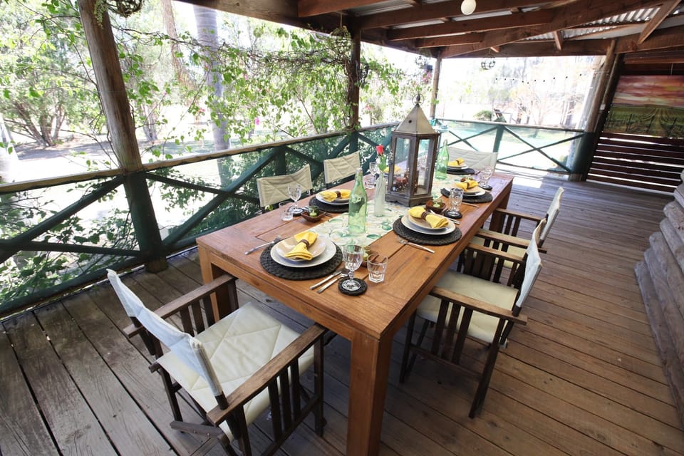 Cabin, 3 Bedrooms, Mountain View | Balcony