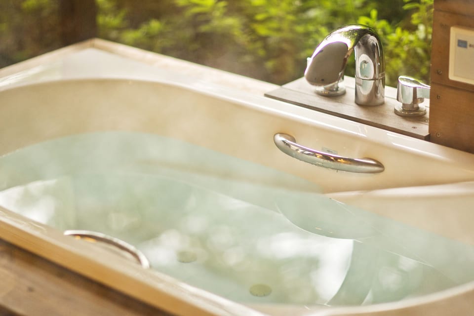 Superior Twin Room with Private External Bathroom | Bathroom | Free toiletries, hair dryer, slippers, electronic bidet