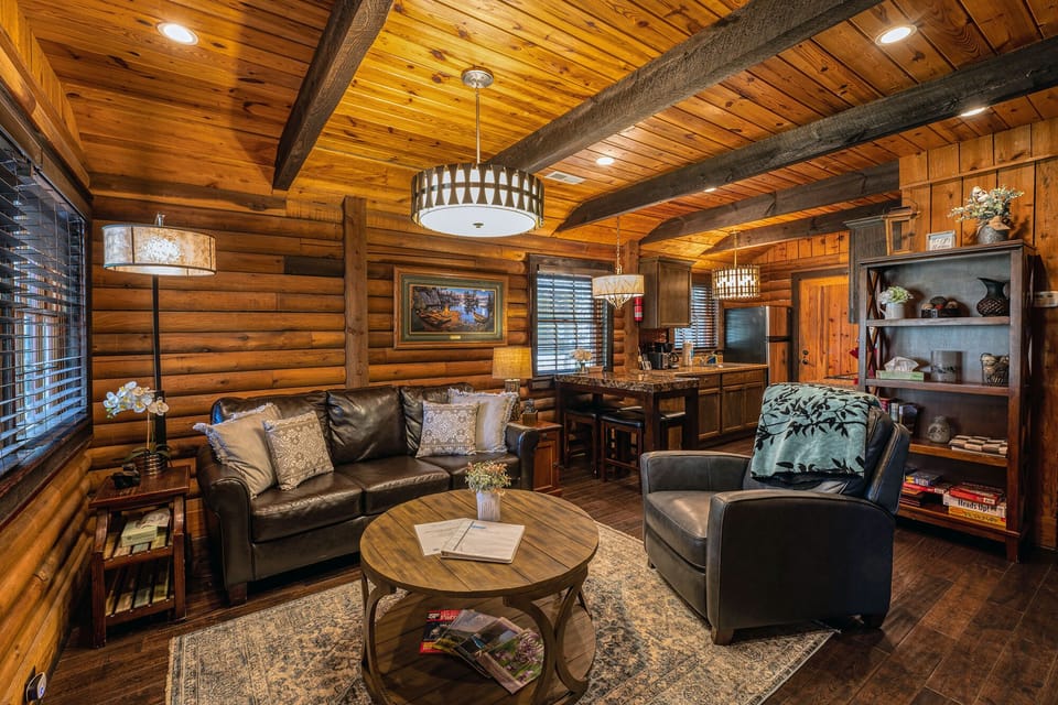 Cozy Lakefront Cabin, 2 Bedrooms, Lake Nantahala | 2 bedrooms, premium bedding, iron/ironing board, free WiFi