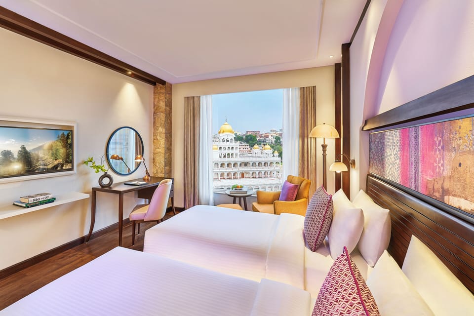 Premium bedding, minibar, in-room safe, desk