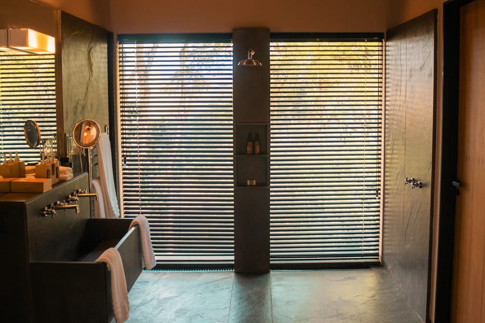 Villa Deluxe | Bathroom | Deep soaking tub, free toiletries, hair dryer, bathrobes