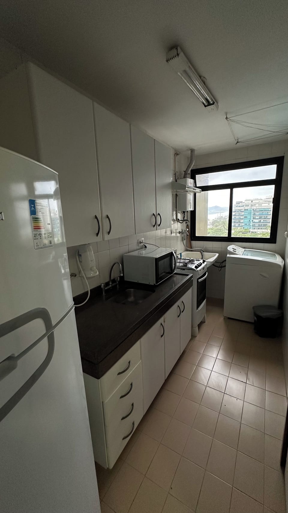 Superior Apartment, 2 Bedrooms | Private kitchen | Fridge, microwave, oven, stovetop