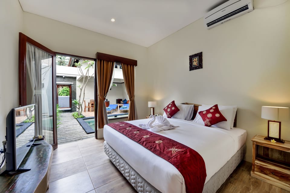 Villa, 2 Bedrooms, Private Pool | 1 bedroom, premium bedding, in-room safe, desk
