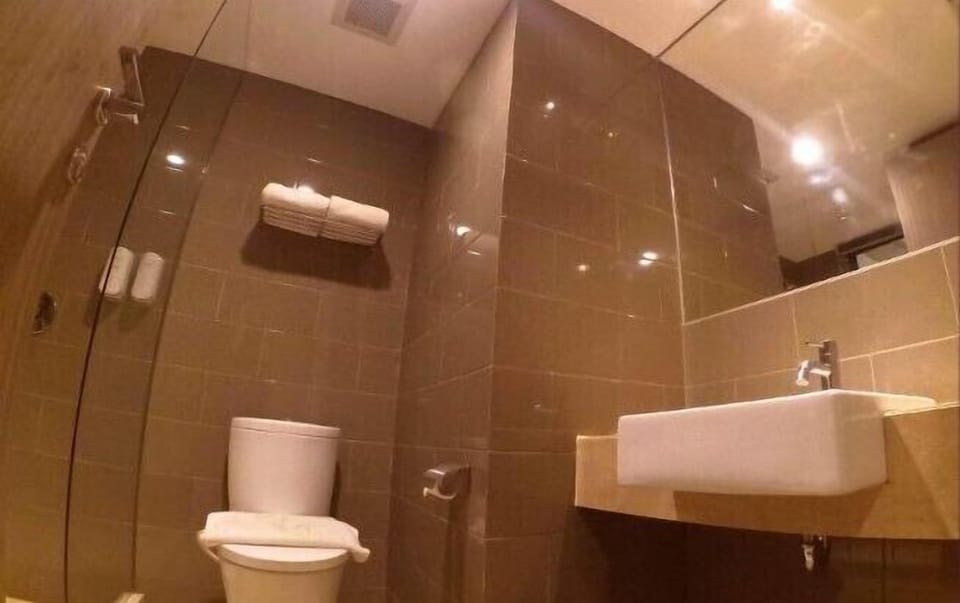 Shower, free toiletries, hair dryer (on request), slippers