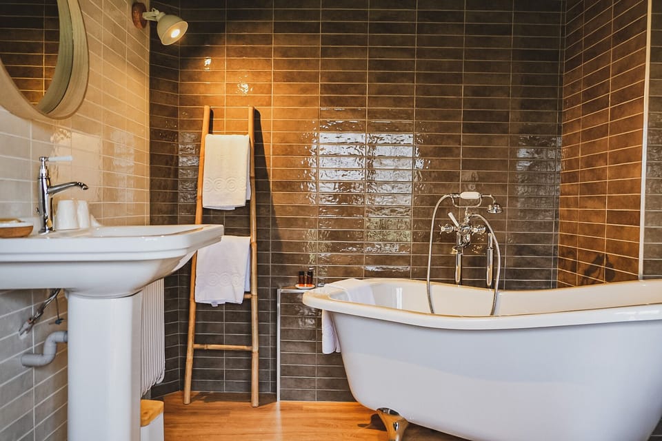 Free toiletries, hair dryer, towels