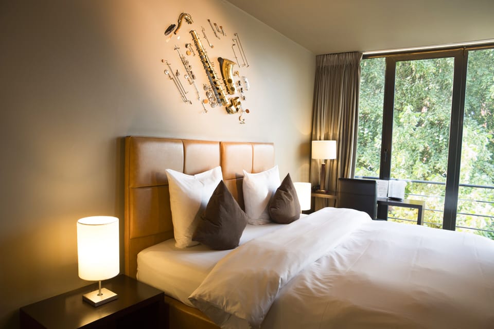 Comfort Double Room | Premium bedding, individually decorated, desk, blackout drapes